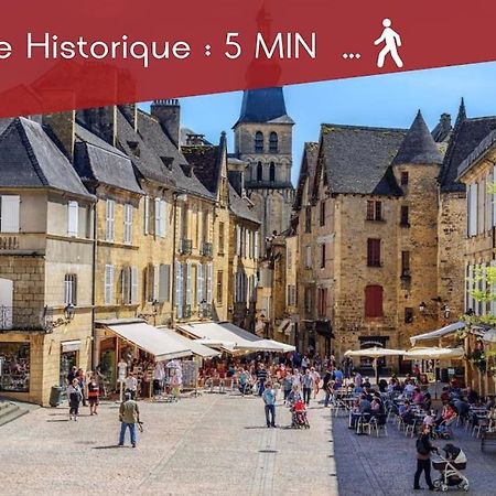 Le Spicy 2 Minutes Centre Historique Parking Leilighet Sarlat-la-Canéda Eksteriør bilde